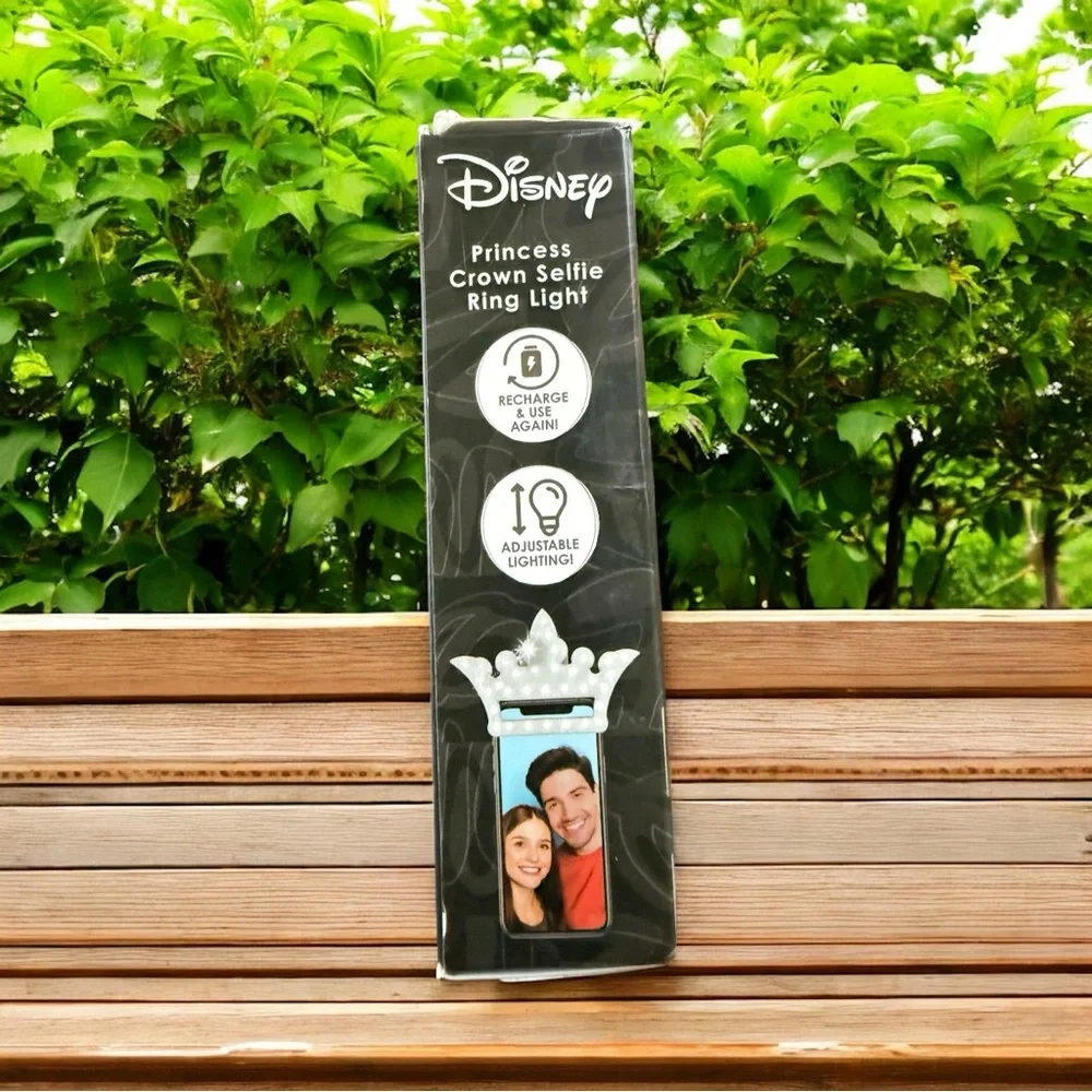 Selfie Light Princess Crown Disney Rechargeable Adjustable Lighting!